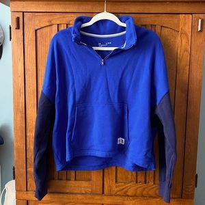 UNDER ARMOUR PLAYBACK 1/4-ZIP FLEECE LINED PULLOVER SWEATSHIRT SZ XL - EUC